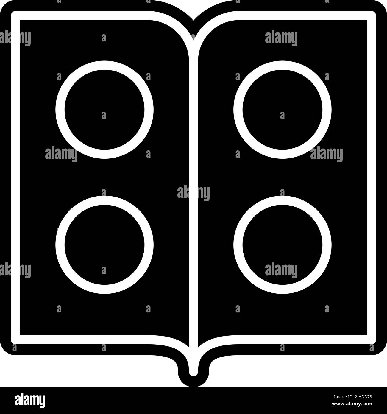 Kunstbuch . Stock Vektor