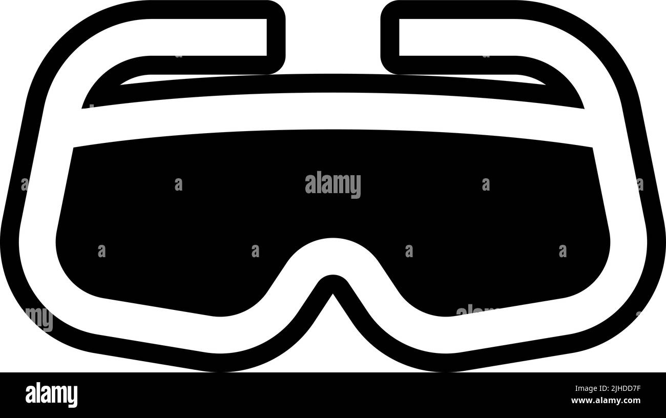 Laufende Schutzbrille . Stock Vektor