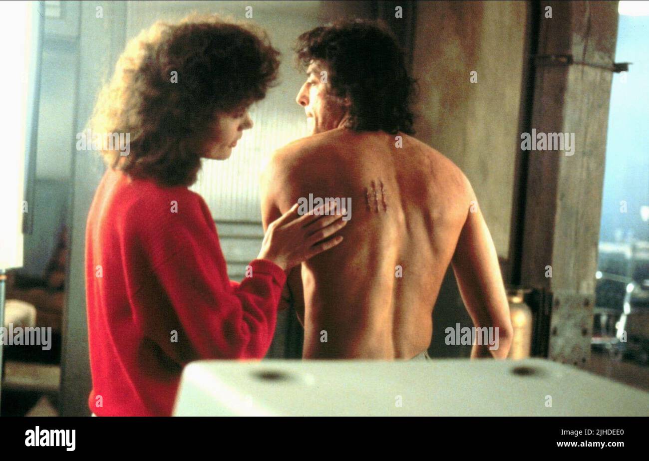 GEENA DAVIS, Jeff Goldblum, DIE FLIEGEN, 1986 Stockfoto