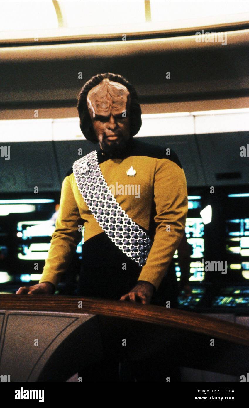 MICHAEL DORN, STAR TREK: THE NEXT GENERATION, 1987 Stockfoto