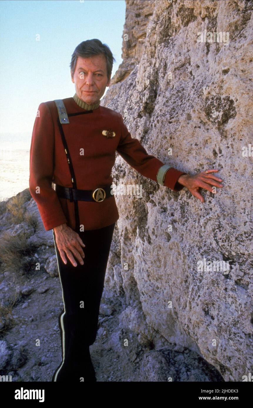 DEFOREST KELLEY, STAR TREK V: THE FINAL FRONTIER, 1989 Stockfoto