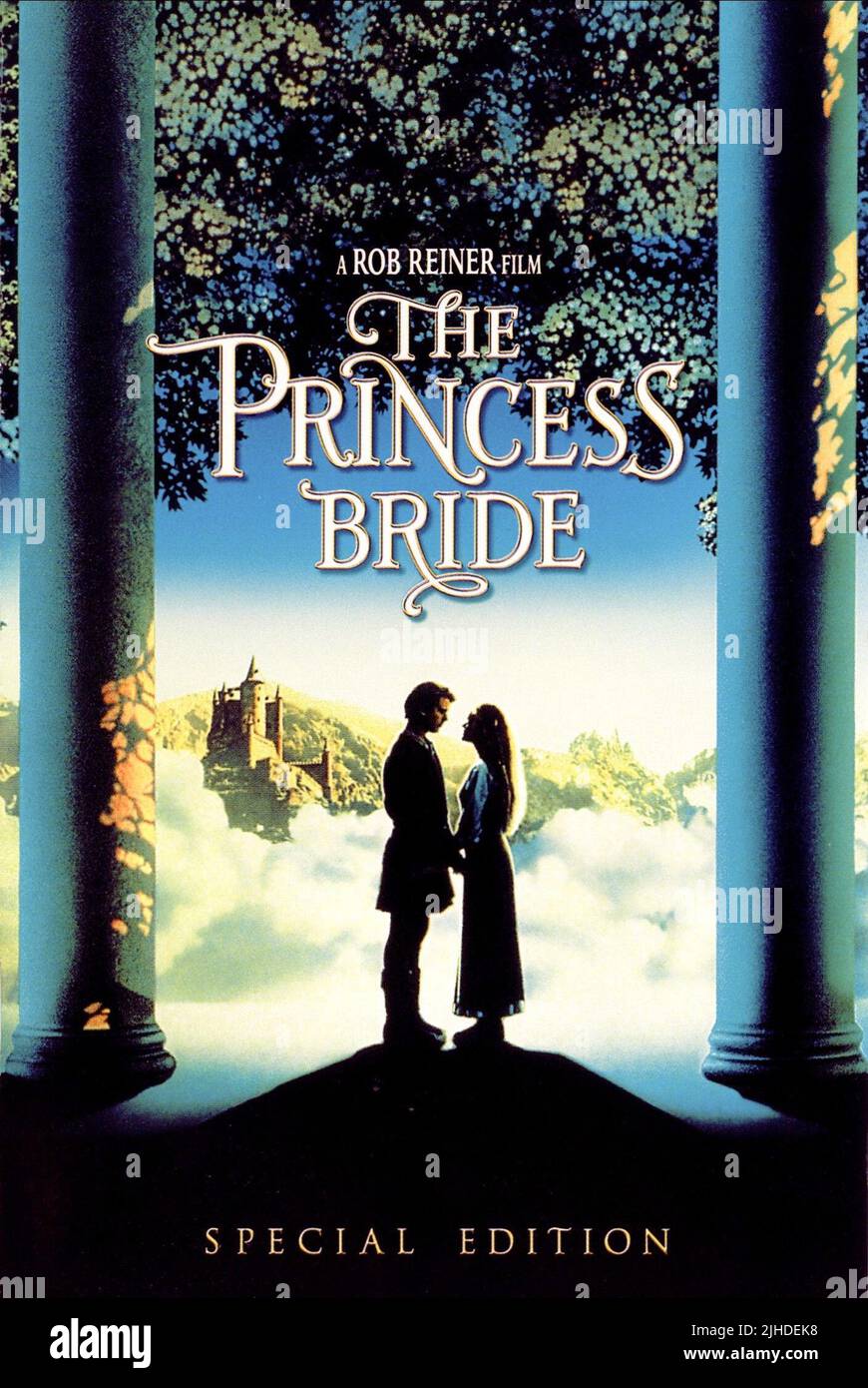 CARY ELWES, Robin Wright Penn, Plakat, The Princess Bride, 1987 Stockfoto