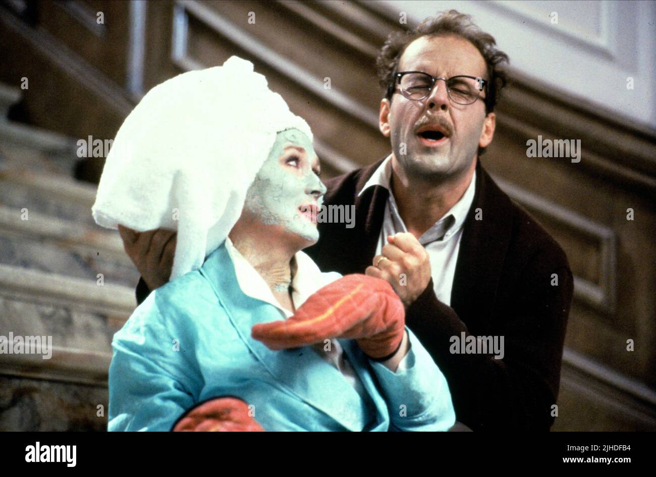 MERYL STREEP, Bruce Willis, der Tod WIRD ZU IHREM, 1992 Stockfoto