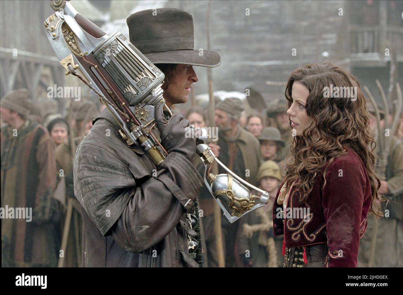 HUGH Jackman, Kate Beckinsale, Van Helsing, 2004 Stockfoto
