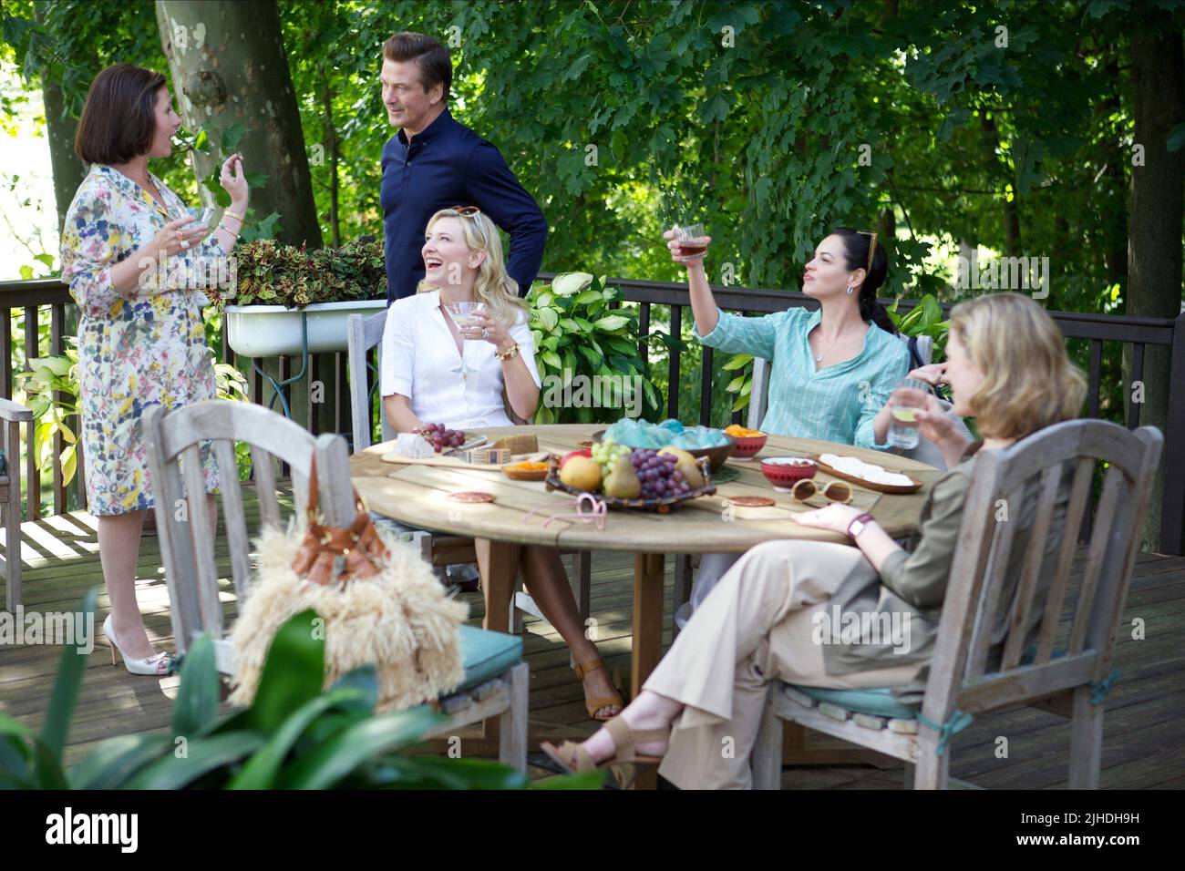 ALEC BALDWIN, Cate Blanchett, Tammy Blanchard, blau Jasmin, 2013 Stockfoto