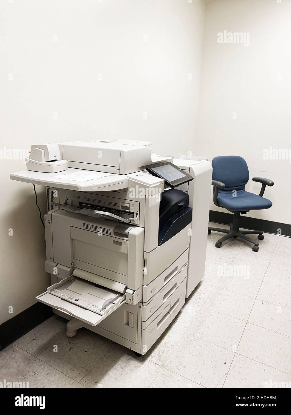 Ein Kopiergerät in einem Büro Stockfoto