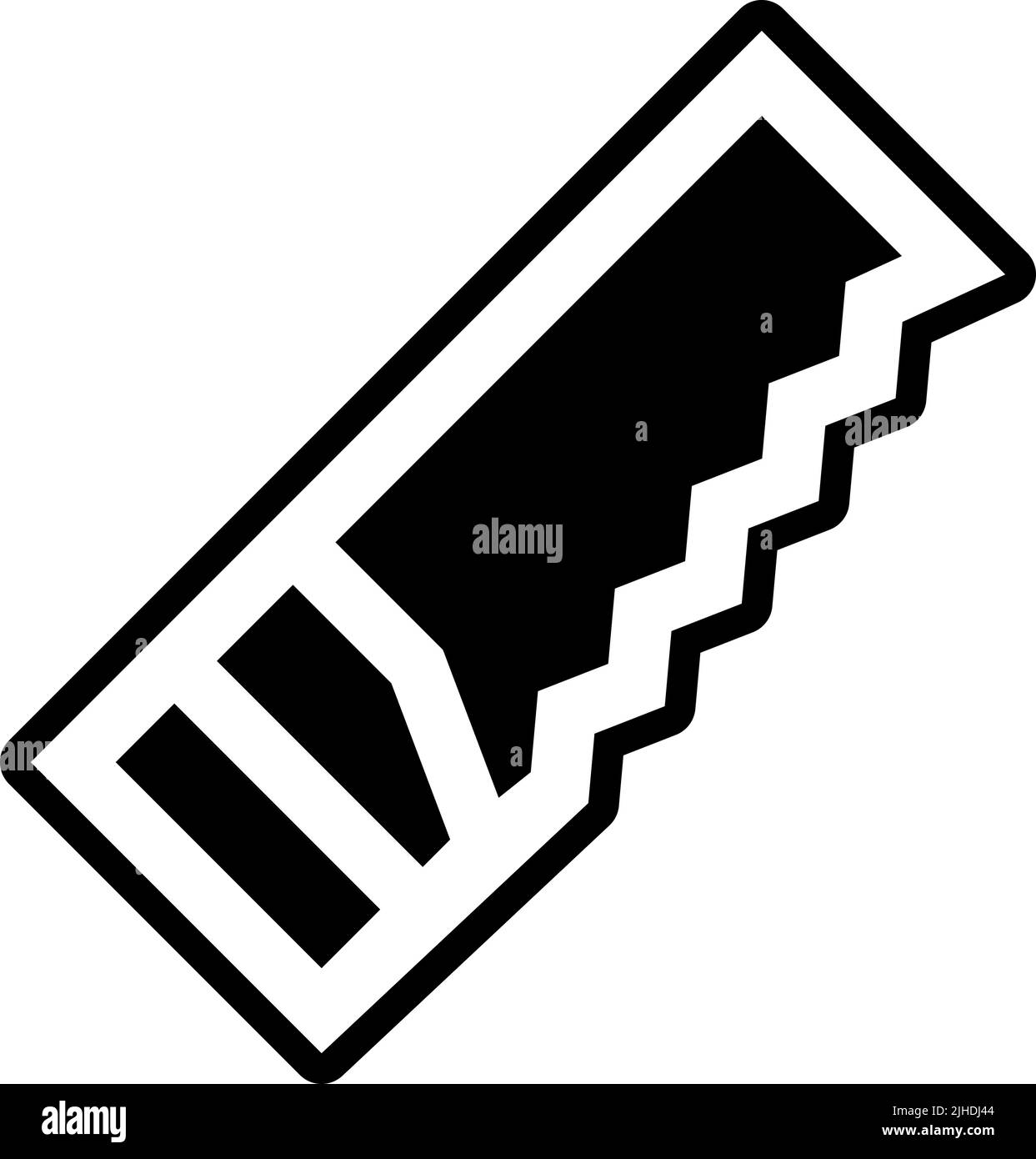 DIY und Handwerk Säge . Stock Vektor