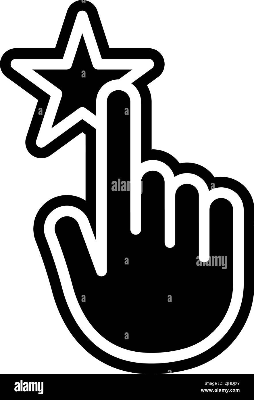 Feedback-Stern . Stock Vektor