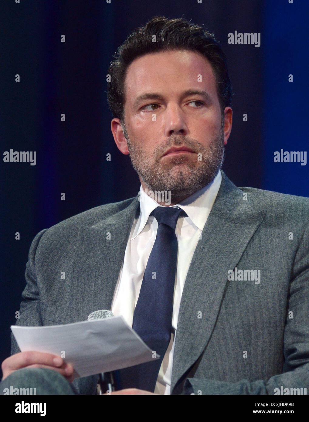 NEW YORK, NY 21. SEPTEMBER Ben Affleck spricht während des