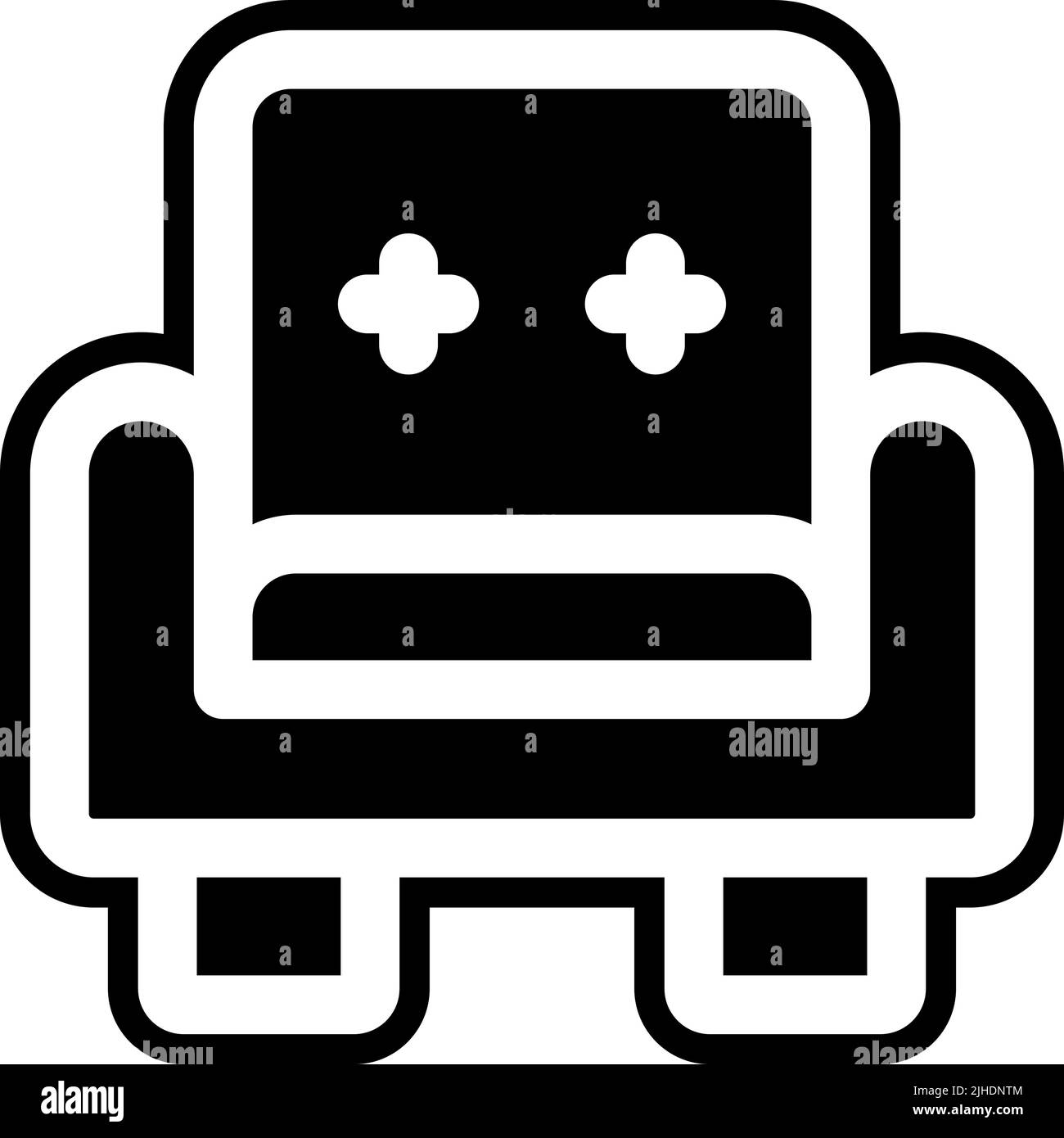 Hotelsofa . Stock Vektor