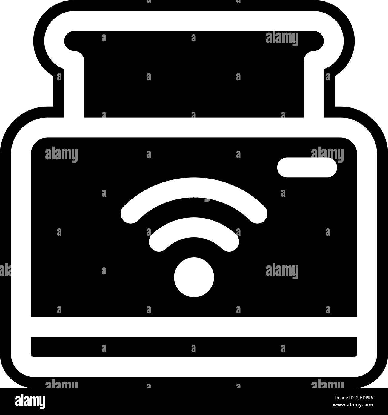 Smart Home Toaster. Stock Vektor