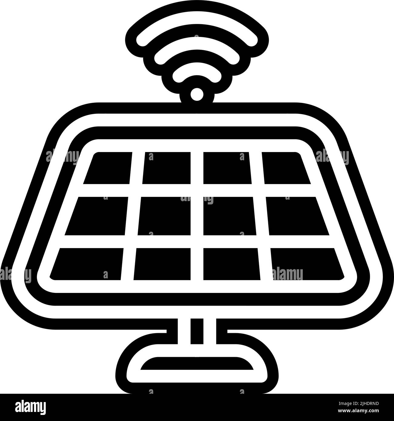 SmartHome Solarmodul . Stock Vektor