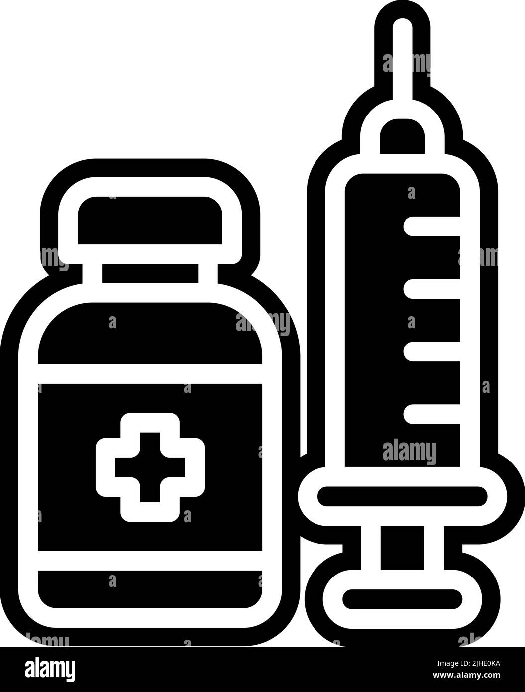 Impfstoff . Stock Vektor