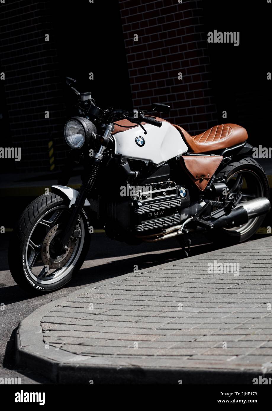 Minsk, Weißrussland, Juli 2022 - BMW Motorrad. Sportbike. Schnelles Motorrad Stockfoto