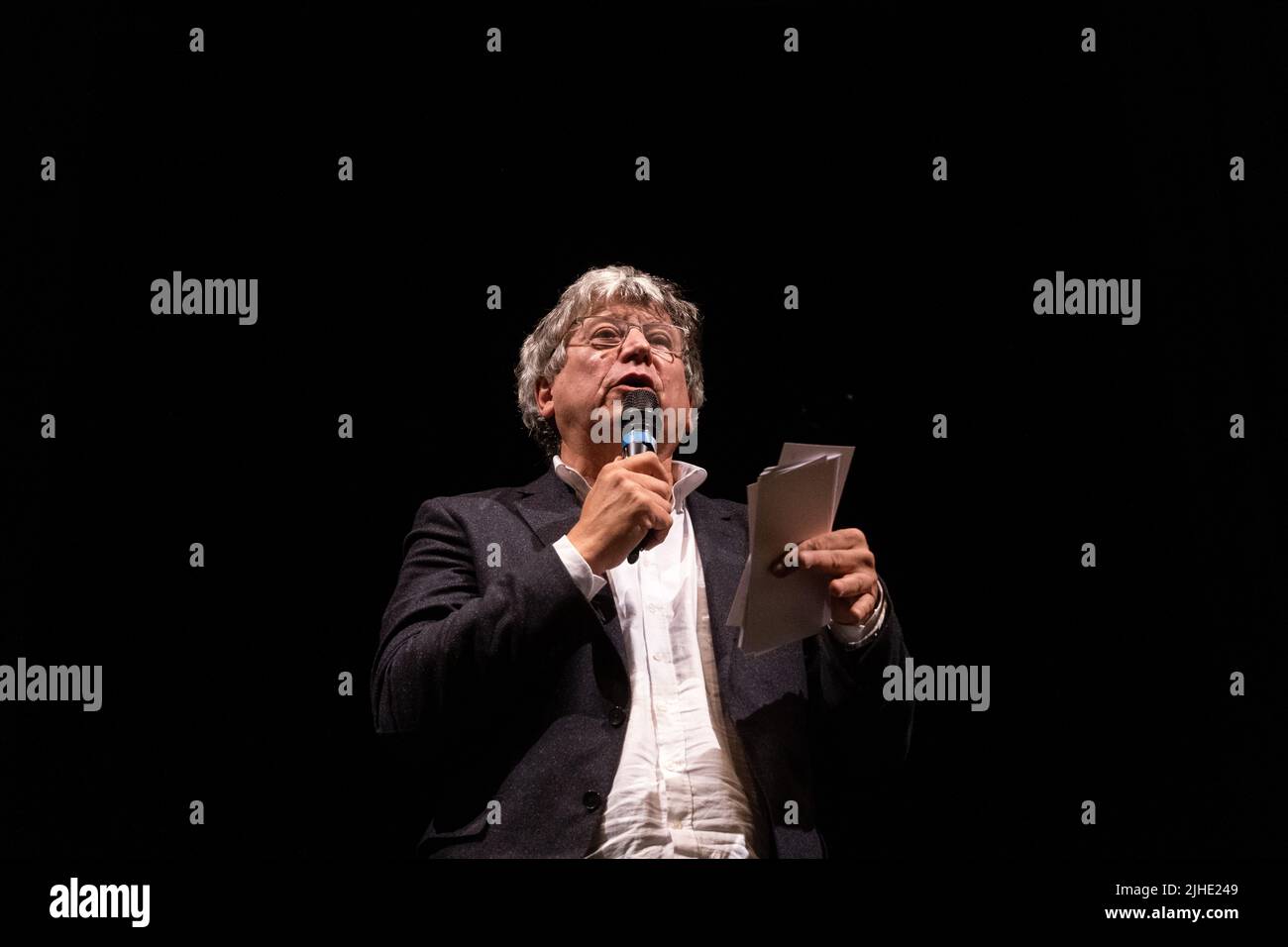 Éric Coquerel ist ein französischer Politiker, der La France Insoumise vertritt. Er wurde am 18. Juni 2017 in die französische Nationalversammlung gewählt und vertritt das Departement seine-Saint-Denis. Frankreich. Stockfoto