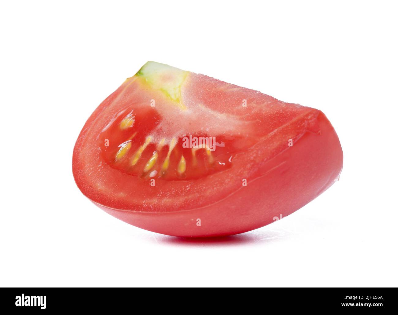 Tomaten auf weißem Hintergrund Stockfoto