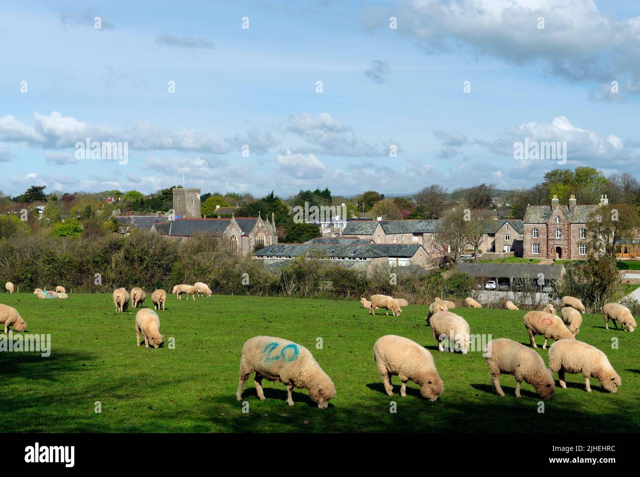Churston Ferrers in der Nähe von Brixham, Devon, England. Stockfoto