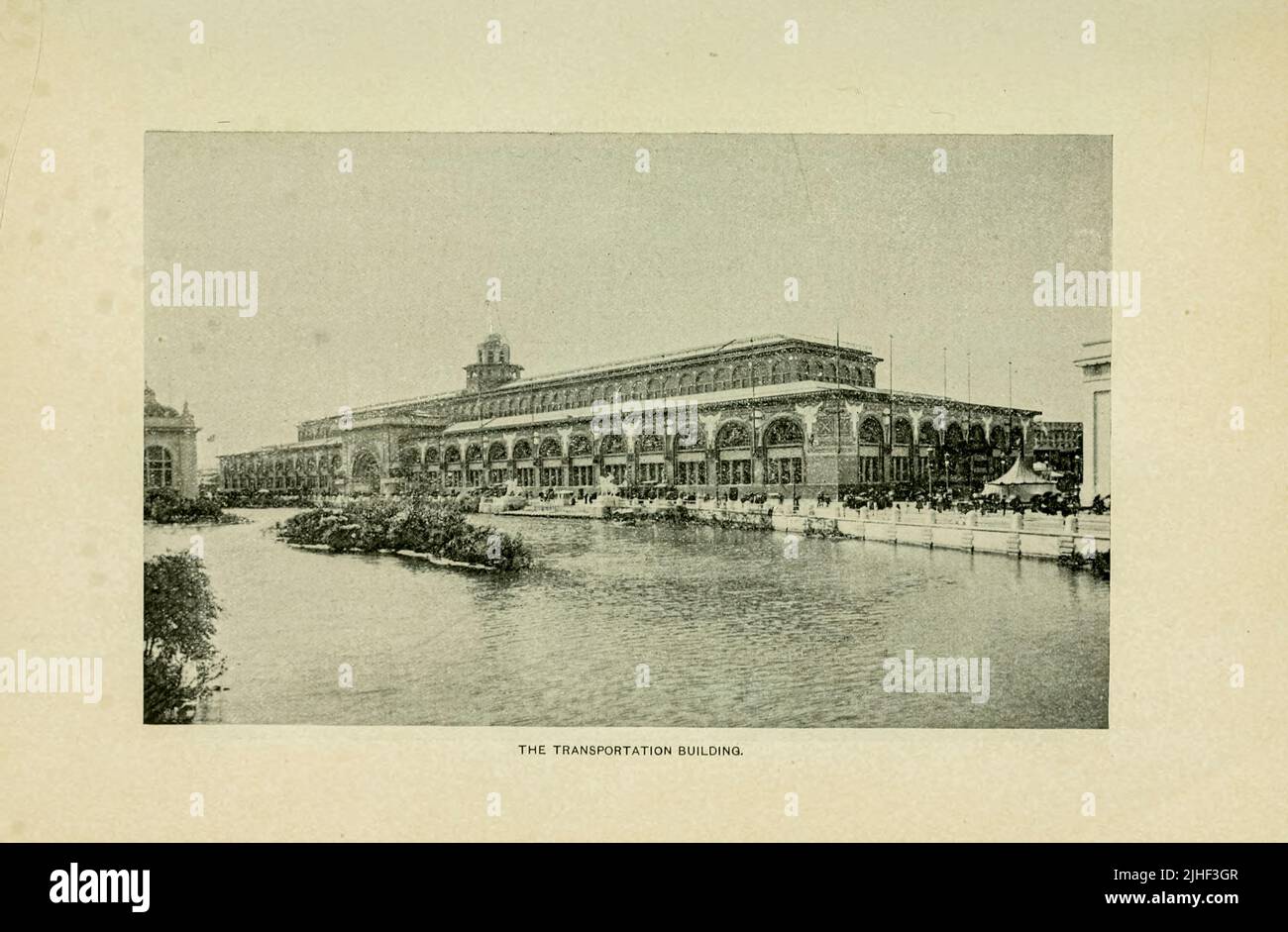 The Transportation Building World's Columbian Exposition Chicago 1893 vom Factory and Industrial Management Magazine Volume 6 1891 Publisher New York [etc.] McGraw-Hill [etc.] Stockfoto