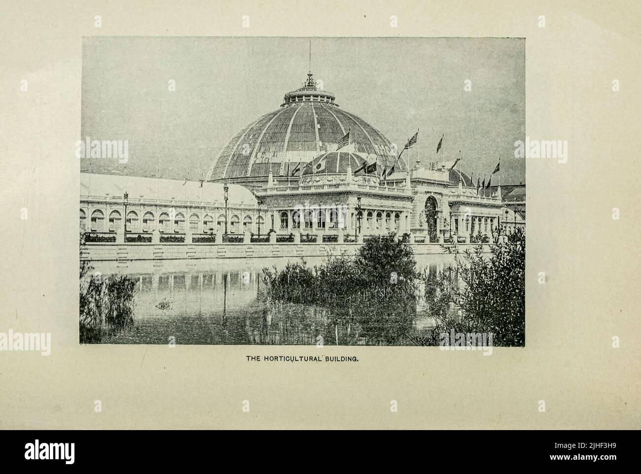 The Horticultural Building World's Columbian Exposition Chicago 1893 vom Factory and Industrial Management Magazine Volume 6 1891 Publisher New York [etc.] McGraw-Hill [etc.] Stockfoto