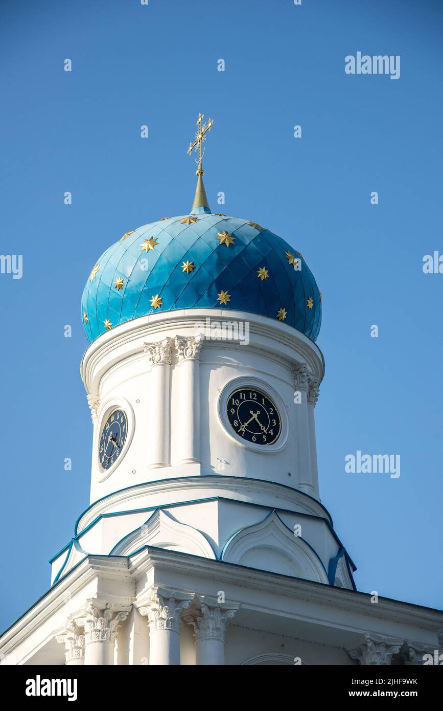 Die Sviato-Pokrovska Kirche der Lavra Stockfoto