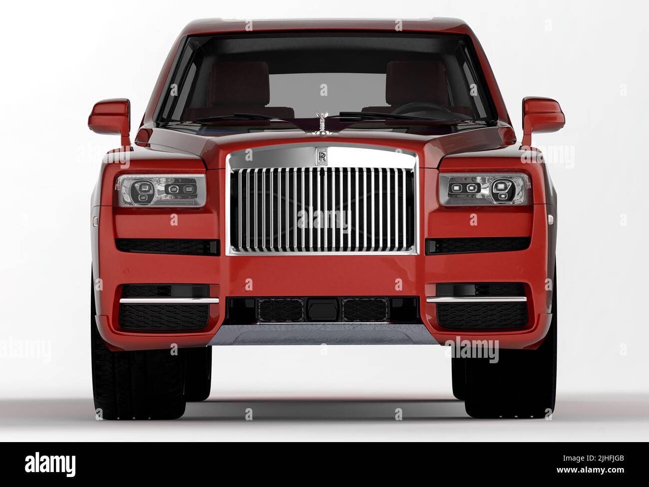 Rolls-Royce Cullinan - ein Luxus-SUV-Personenwagen, der unter der britischen Marke Rolls-Royce hergestellt wird. Stockfoto