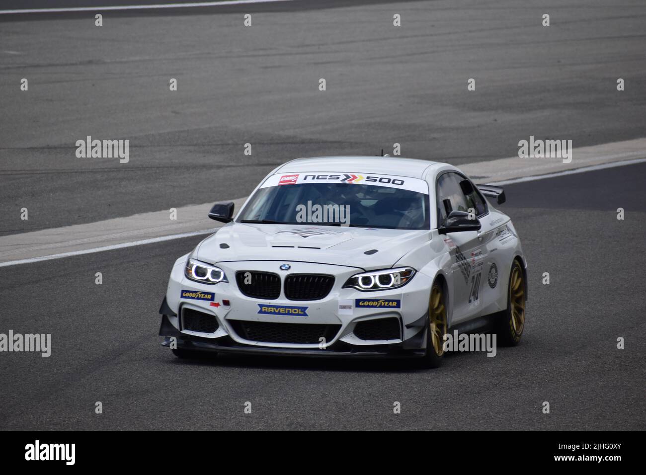 Ein Autorennen im Spa francorchamps Stockfoto