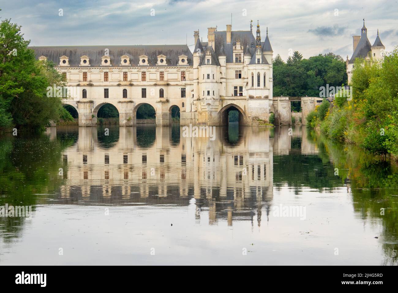 Chateau De Chenonceau Loire-Tal-Frankreich Stockfoto