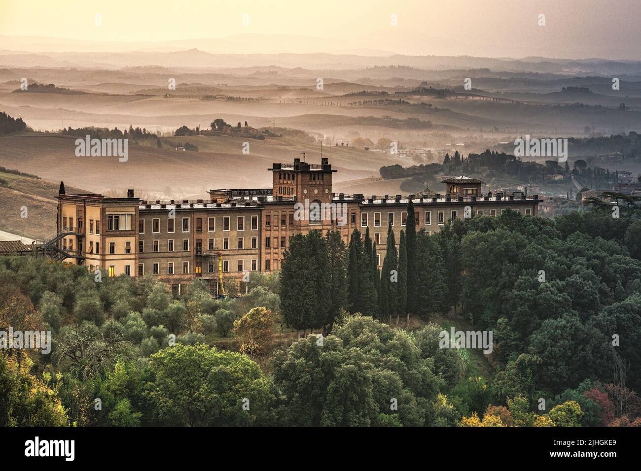 Casa di Riposo,Il Pavone, Siena, Italien, Europa Stockfoto