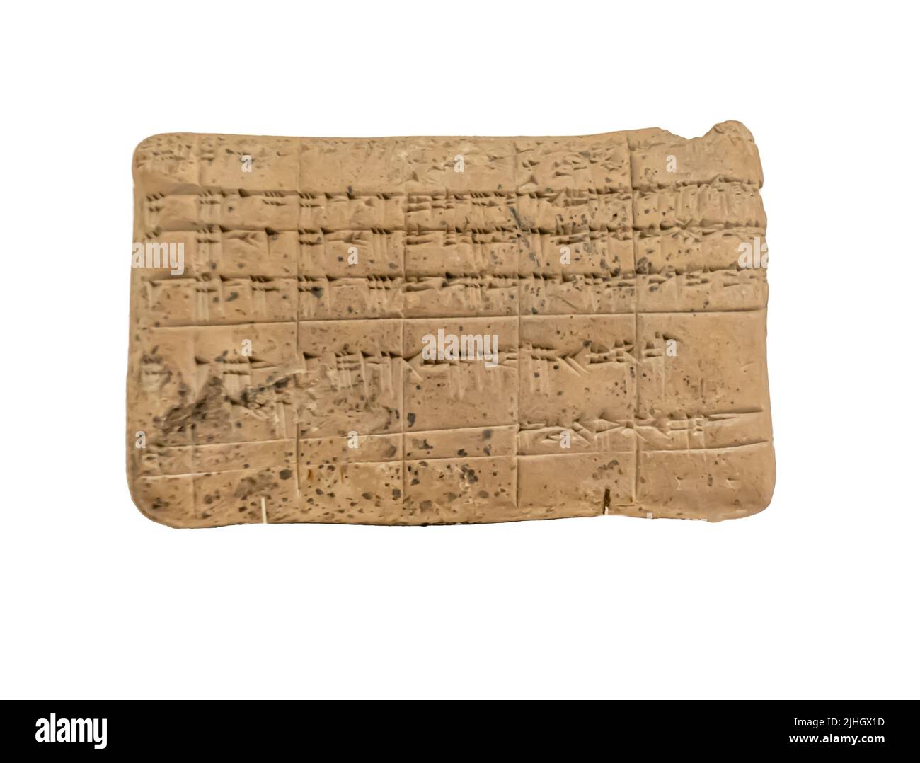 Rechtliche und administrative Dokumente in sumerischer und akkadischer Sprache. Babylonien. Anfang 2. Jahrtausend v. Chr. Stockfoto