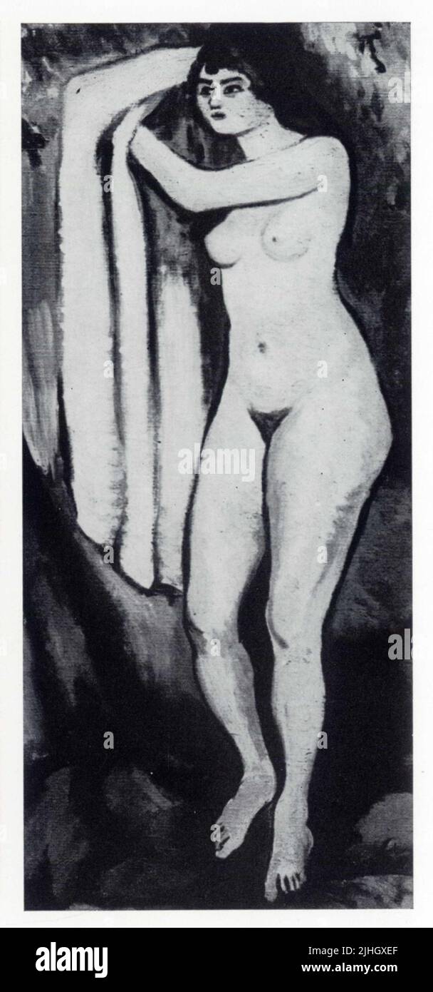 SUZANNE VALADON. 1865-1938. Le Ruisseau. 1909. Toile Stockfoto