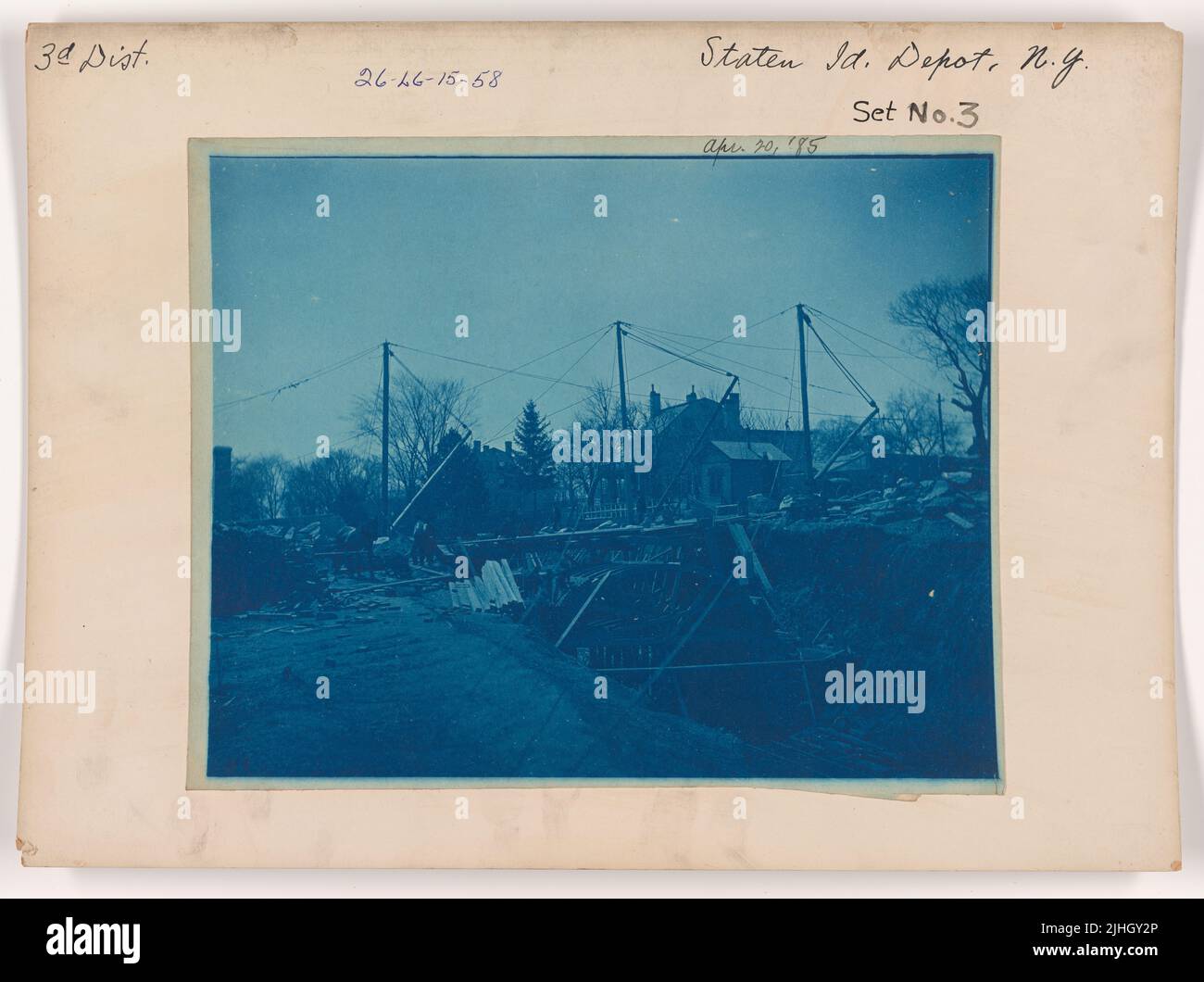 NY - Staten Island. Staten Island Depot, New York. Stockfoto