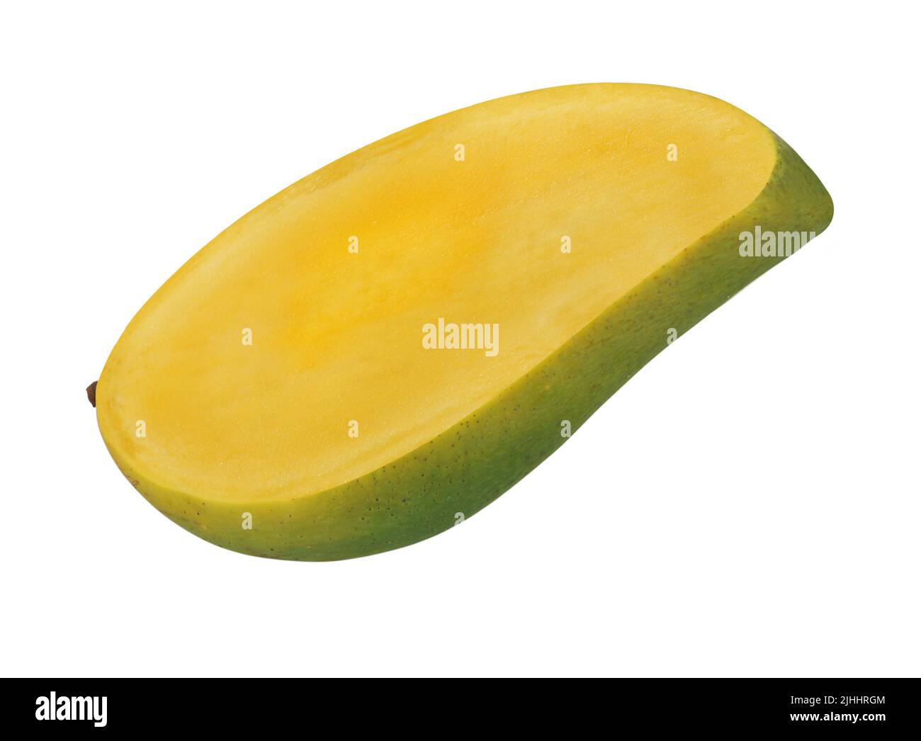 Süße Mango Frucht isoliert auf weißem Hintergrund Stockfoto