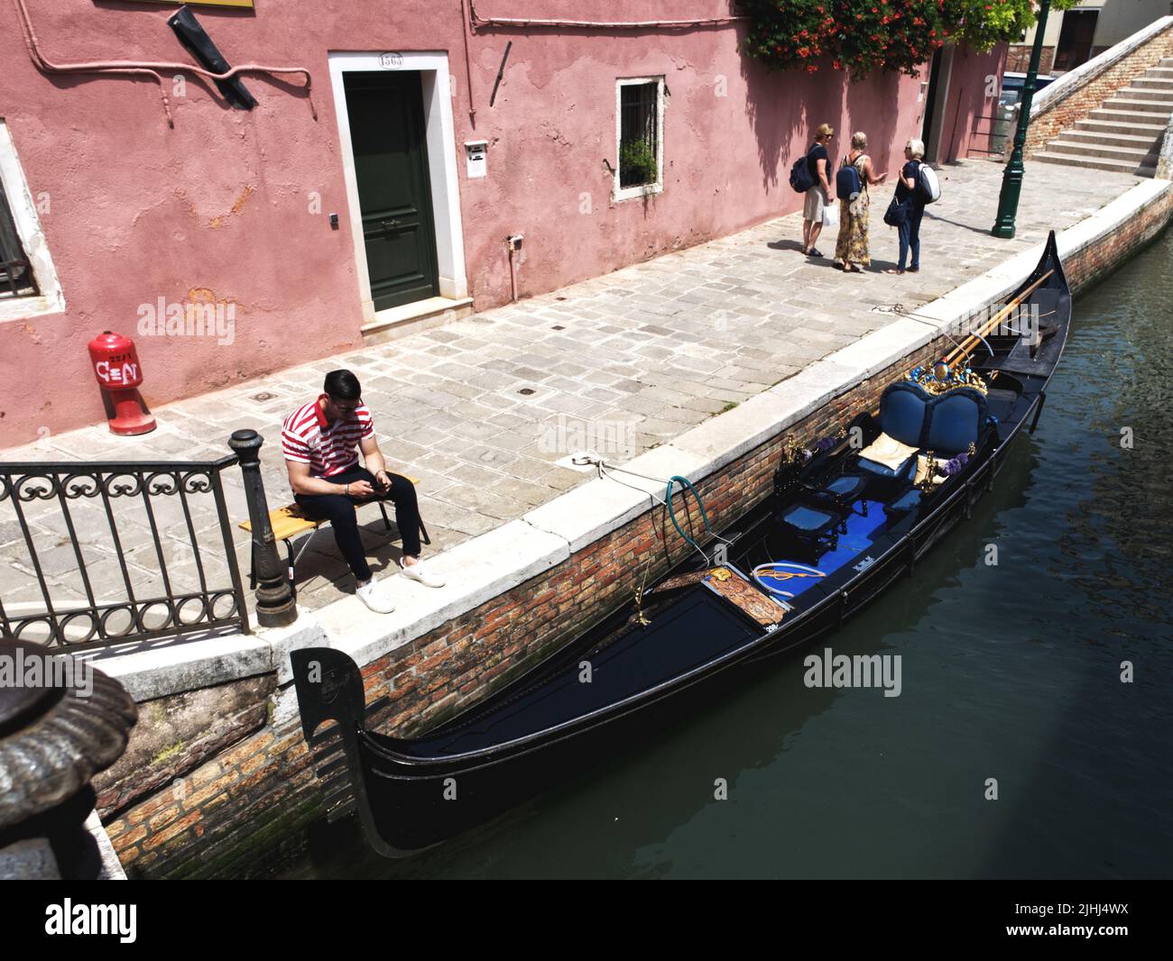 Venezia! Stockfoto