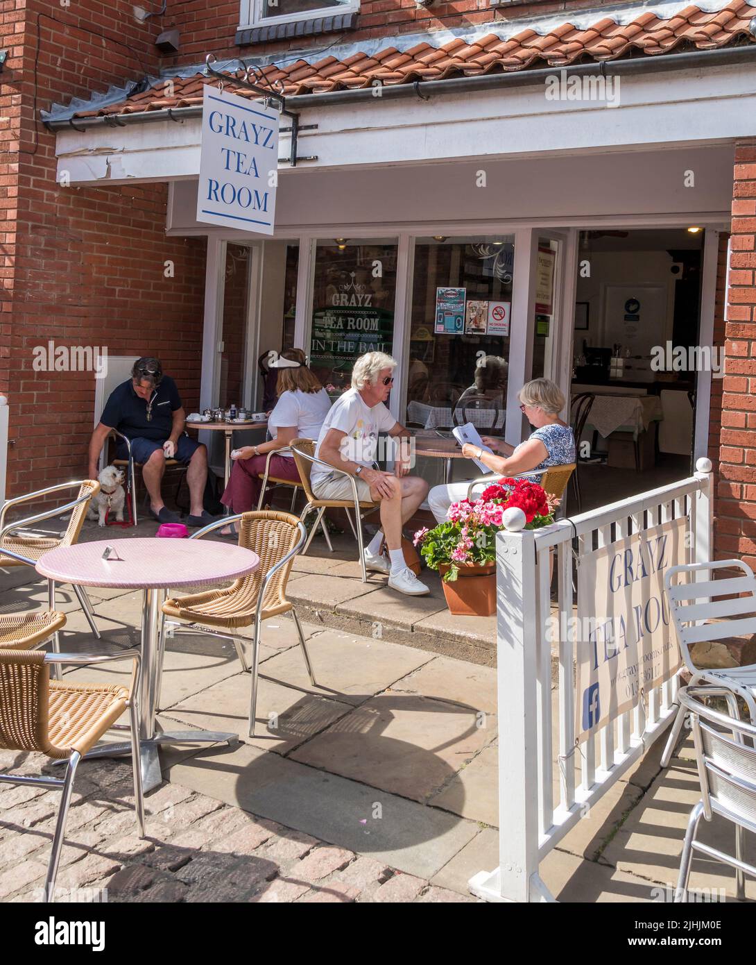 Grayz Tea Room, Gordon Street, Lincoln City 2022 Stockfoto