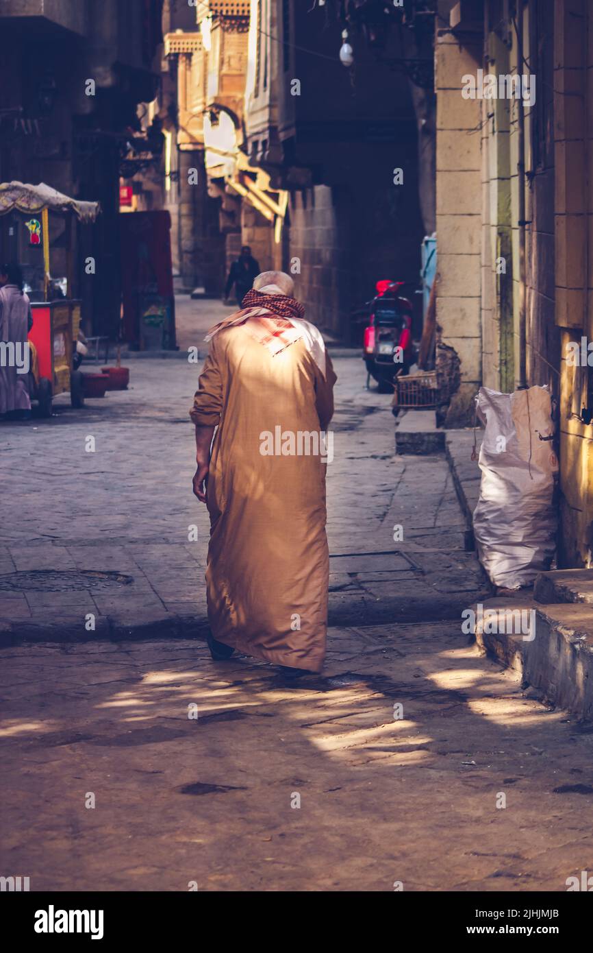 Es ist ein langer Weg, und ich muss... Stockfoto