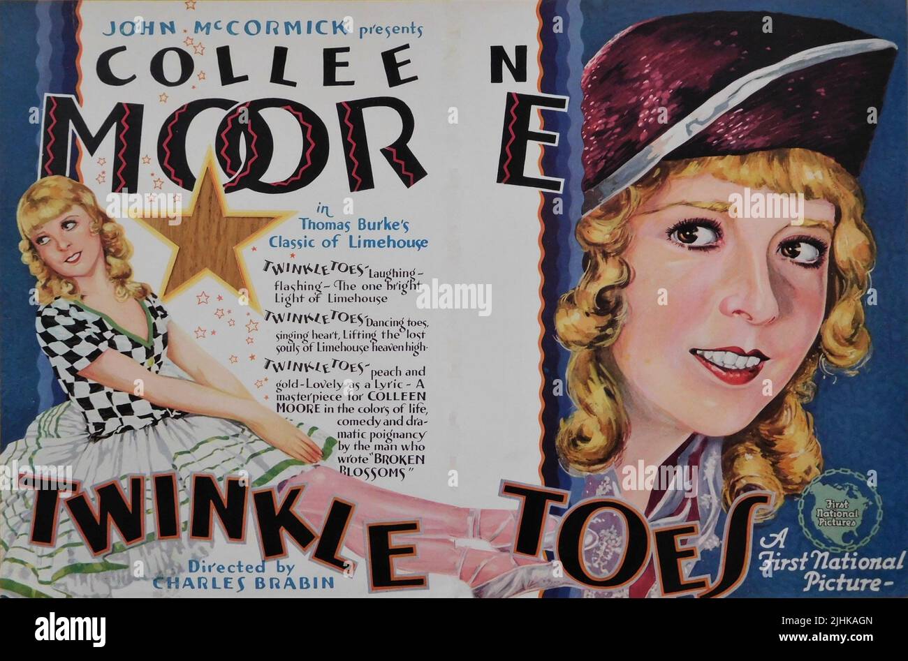 COLLEEN MOORE in TWINKLETOES 1926 Regisseur CHARLES BRABIN Roman Thomas Burke Comedy-Konstruktion Mervyn LeRoy John McCormick Productions / First National Picles Stockfoto