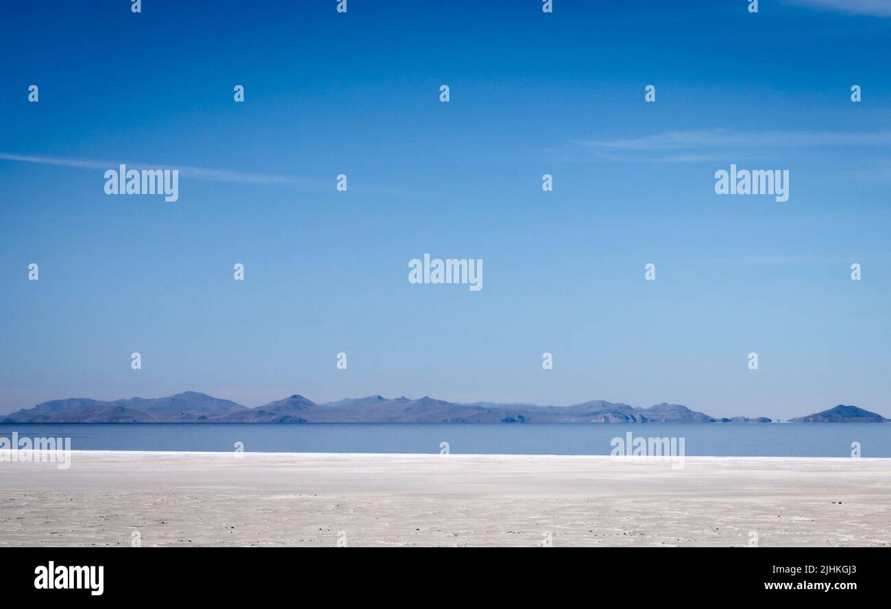 Great Salt Lake, Utah, Usa Stockfoto