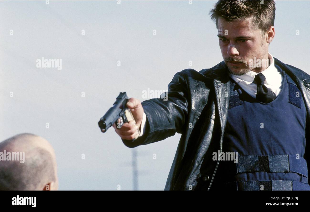 KEVIN SPACEY, BRAD PITT, SE7EN, 1995 Stockfoto