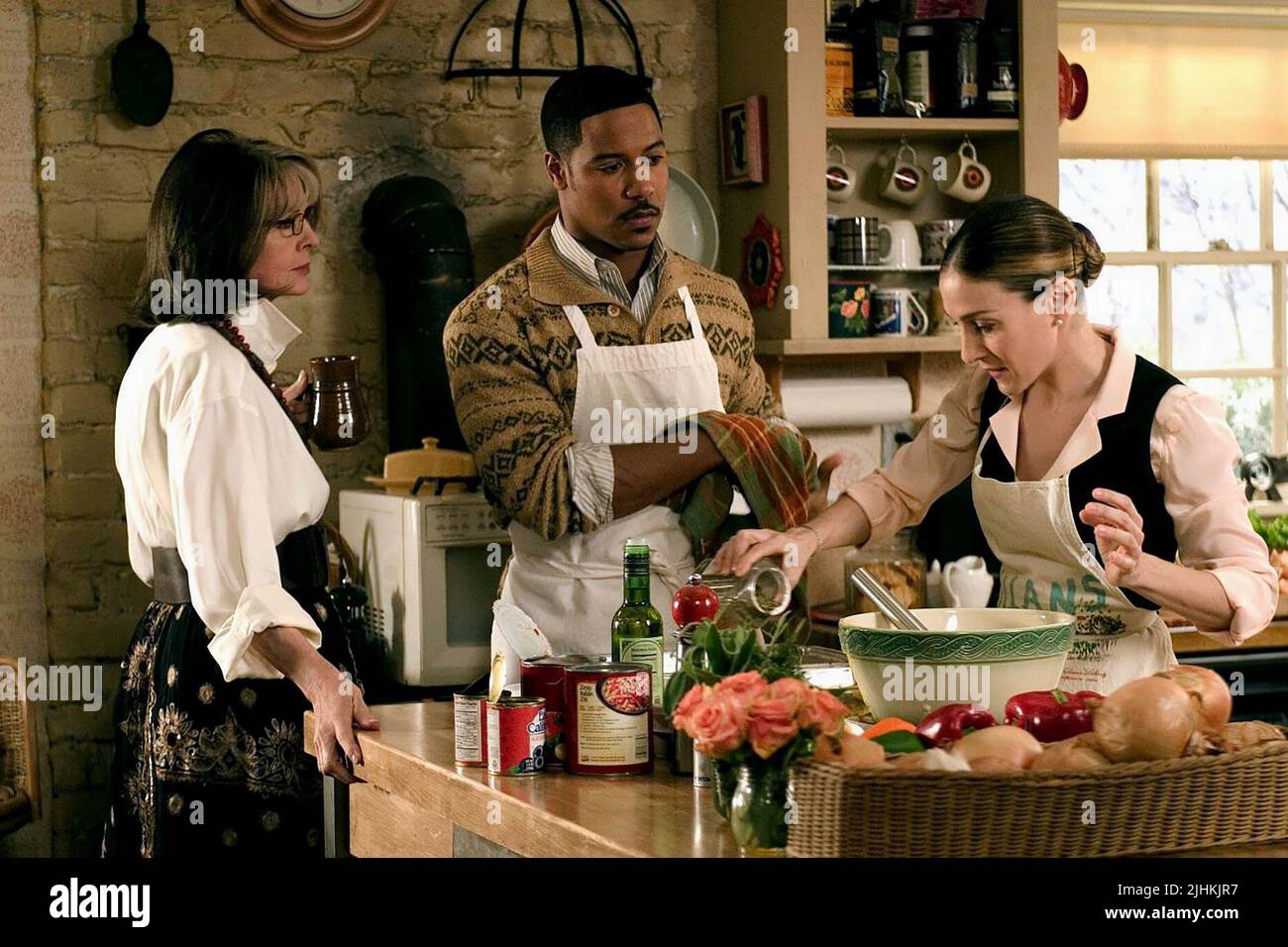 DIANE KEATON, BRIAN WHITE, SARAH JESSICA PARKER, DER FAMILIENSTEIN, 2005 Stockfoto