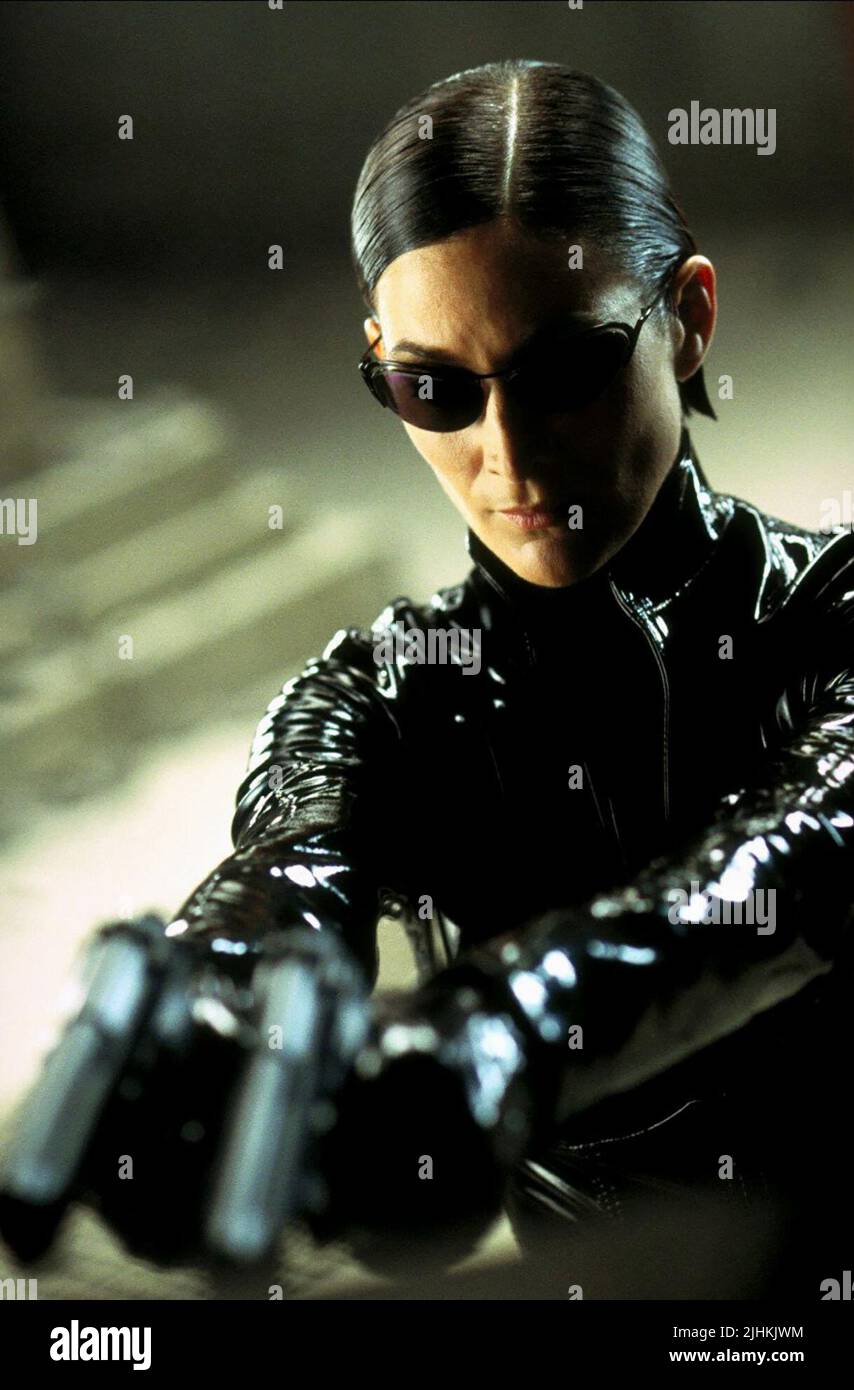 CARRIE-ANNE MOSS, DIE MATRIX REVOLUTIONS 2003 Stockfoto