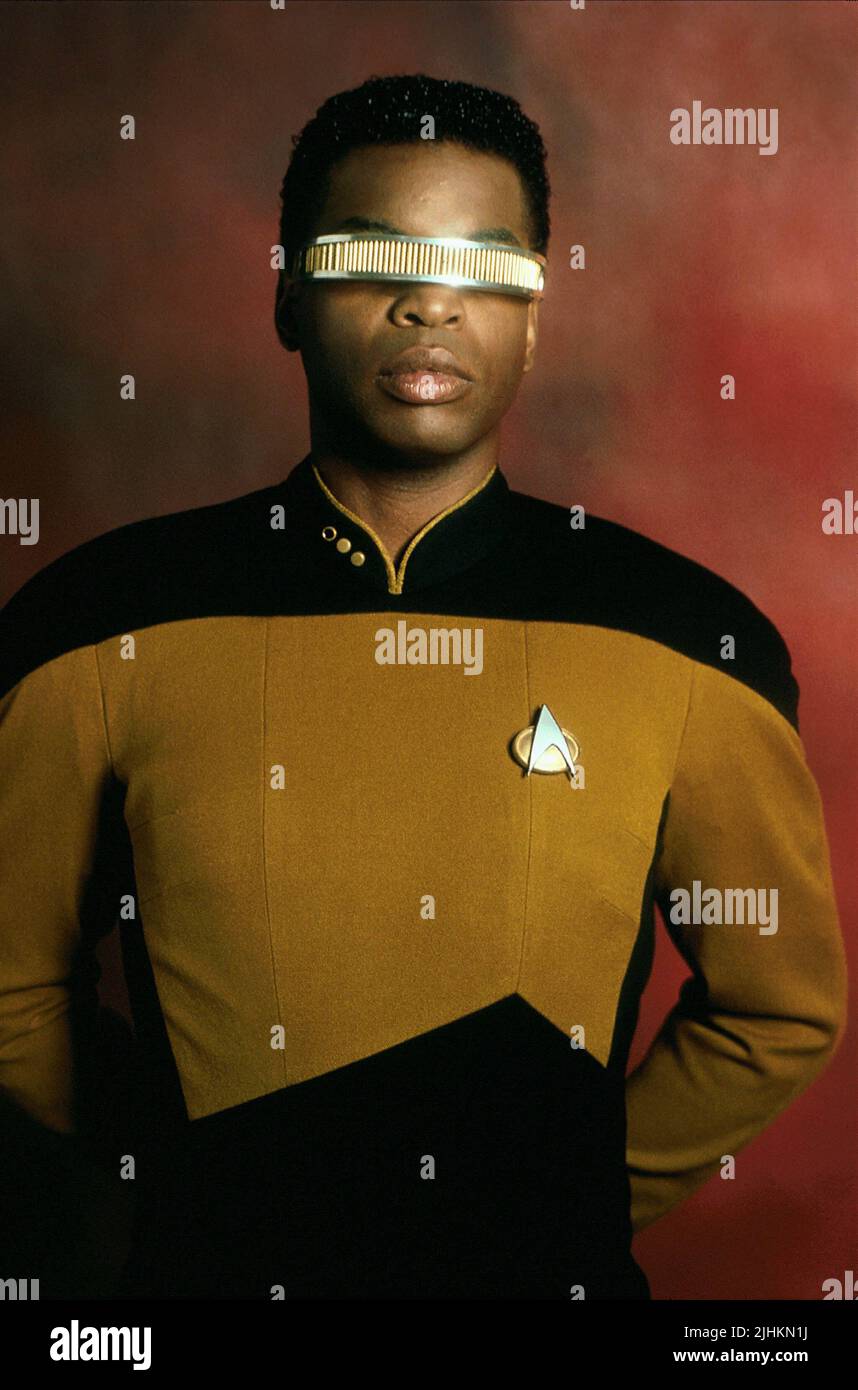 LEVAR BURTON, STAR TREK: THE NEXT GENERATION, 1987 Stockfoto