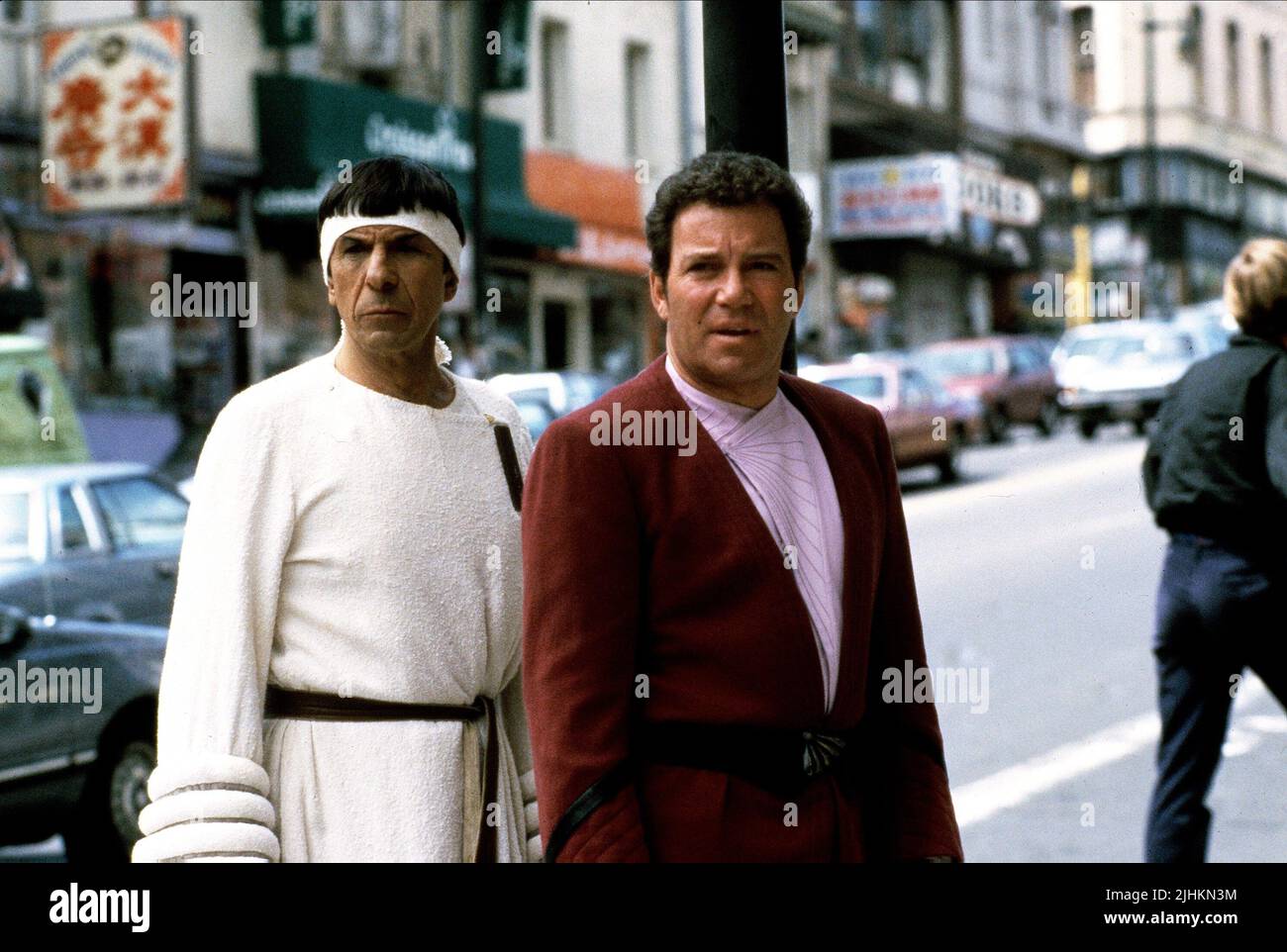 LEONARD NIMOY, William Shatner, Star Trek IV: The Voyage Home, 1986 Stockfoto