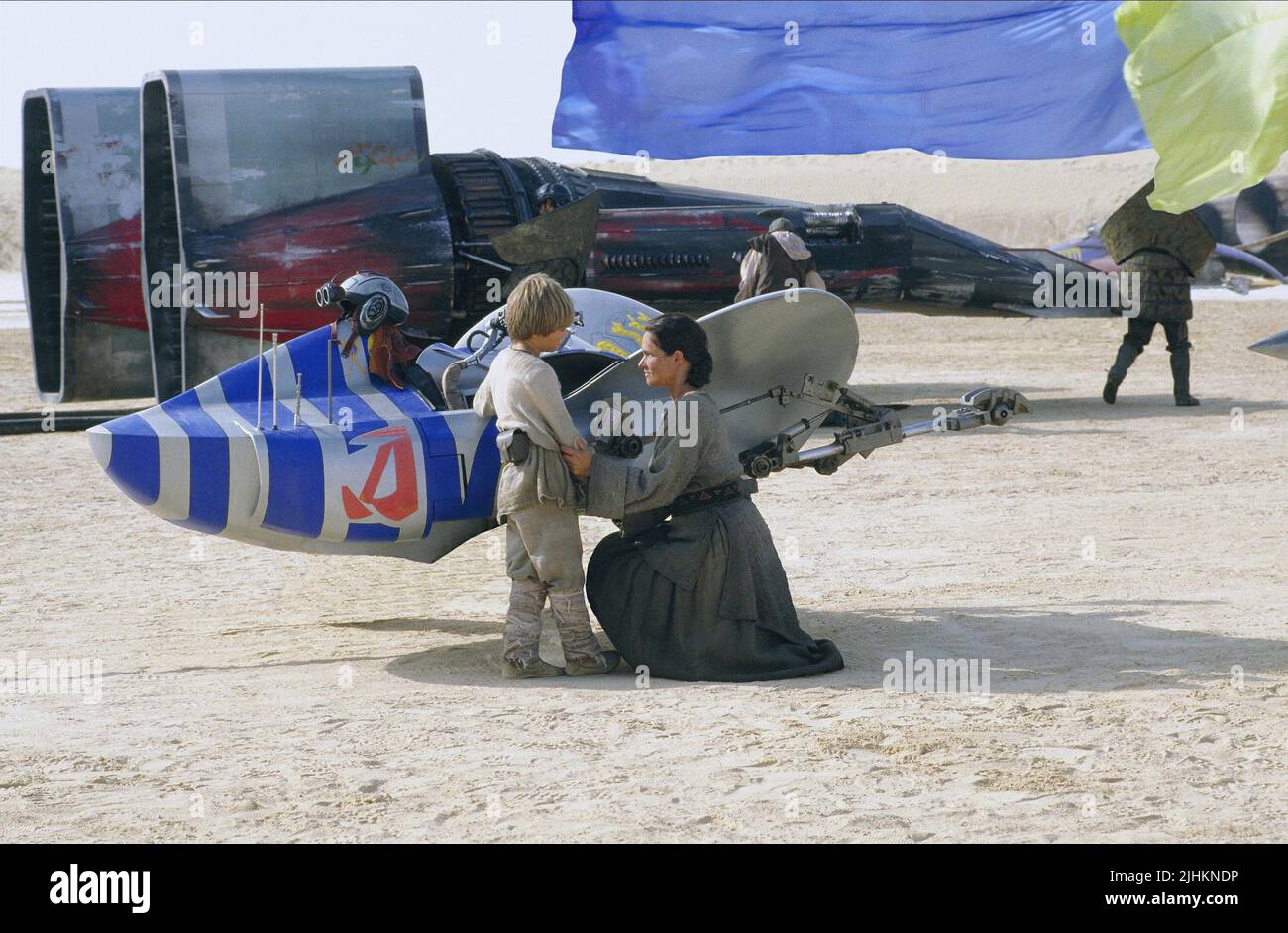 JAKE LLOYD, Pernilla August, Star Wars: Episode I - Die Dunkle Bedrohung, 1999 Stockfoto