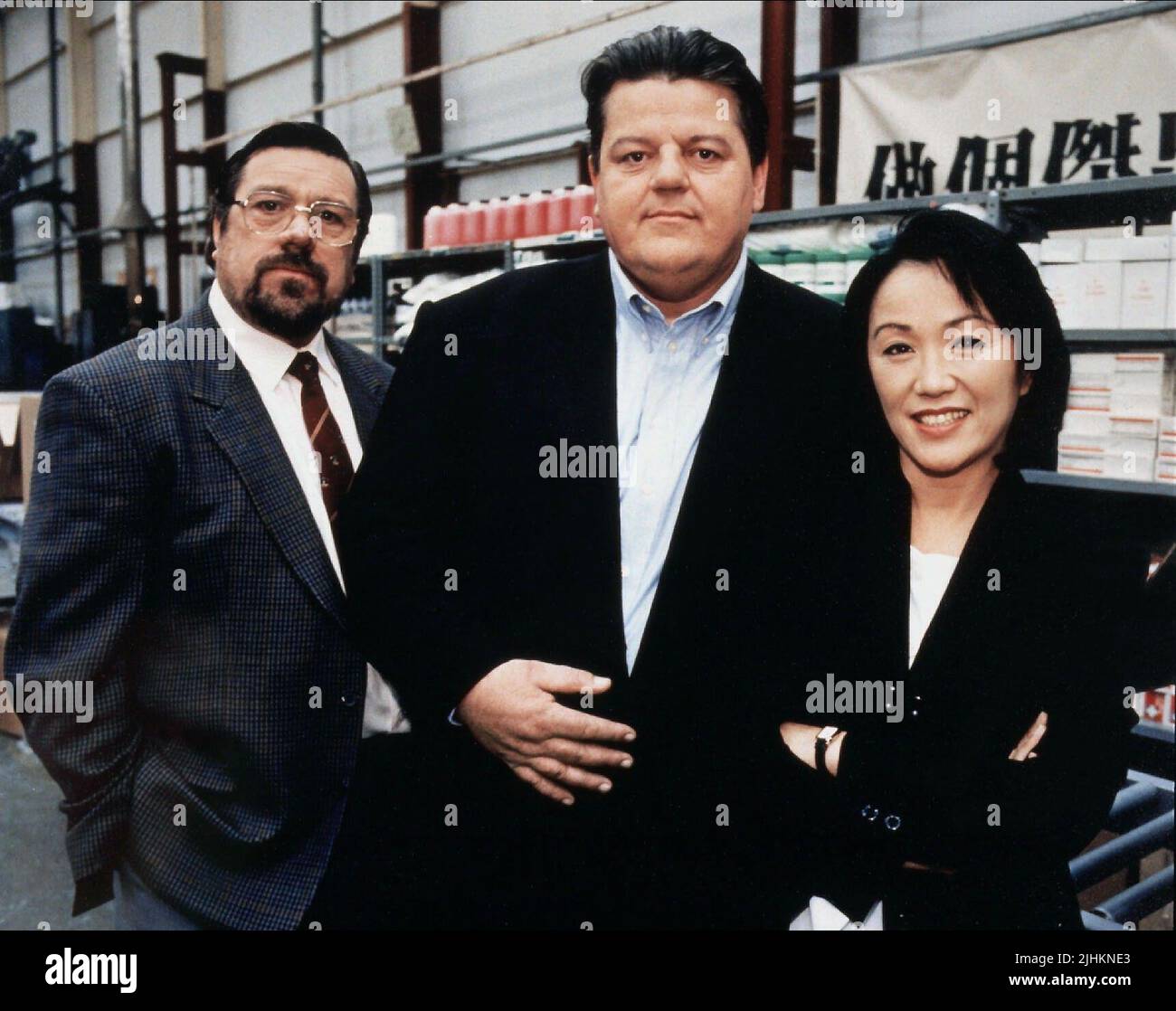 RICKY TOMLINSON, Robbie Coltrane, FREDA FOH SHEN, Cracker, 1996 Stockfoto