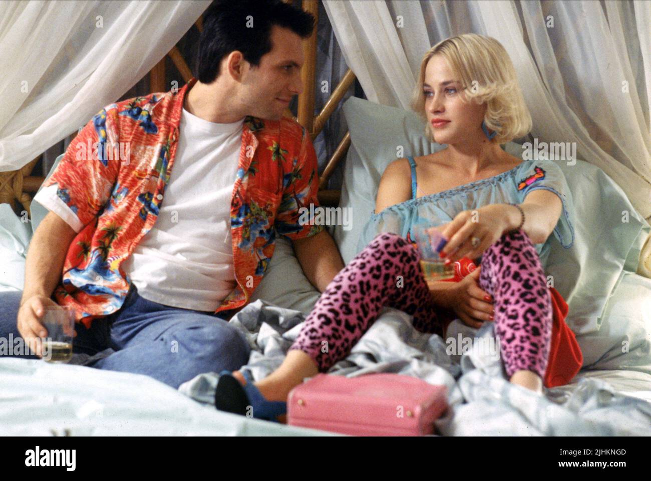 CHRISTIAN SLATER, Patricia Arquette, True Romance, 1993 Stockfoto