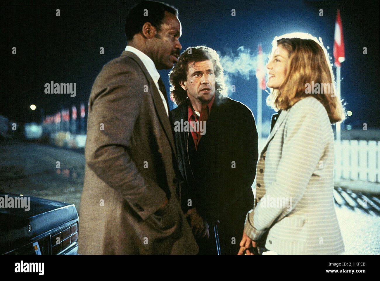 DANNY GLOVER, MEL GIBSON, Rene Russo, Lethal Weapon 3, 1992 Stockfoto