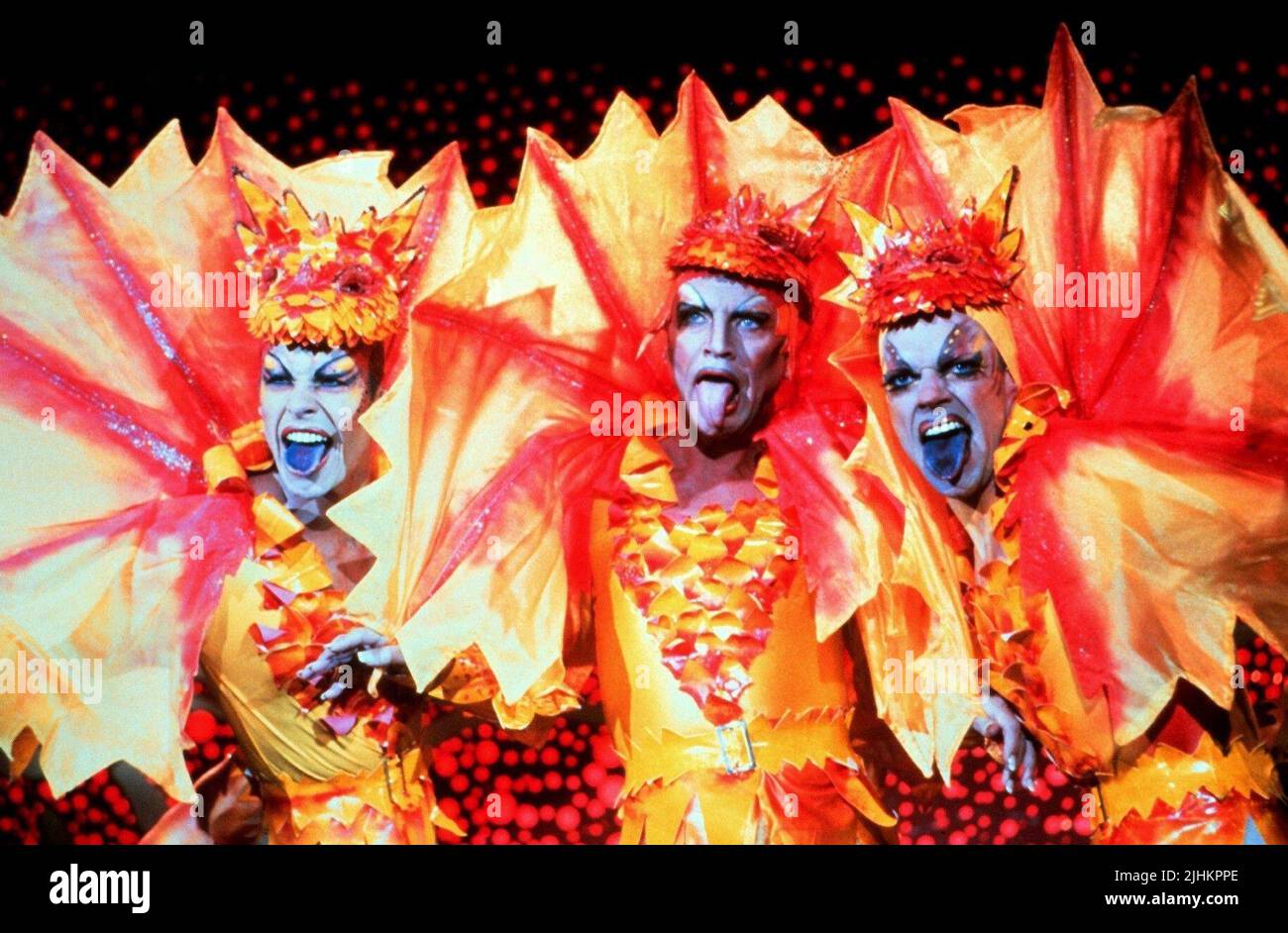 GUY PEARCE, Terence Stamp, Hugo Weaving, DIE ABENTEUER VON Priscilla, Königin der Wüste, 1994 Stockfoto