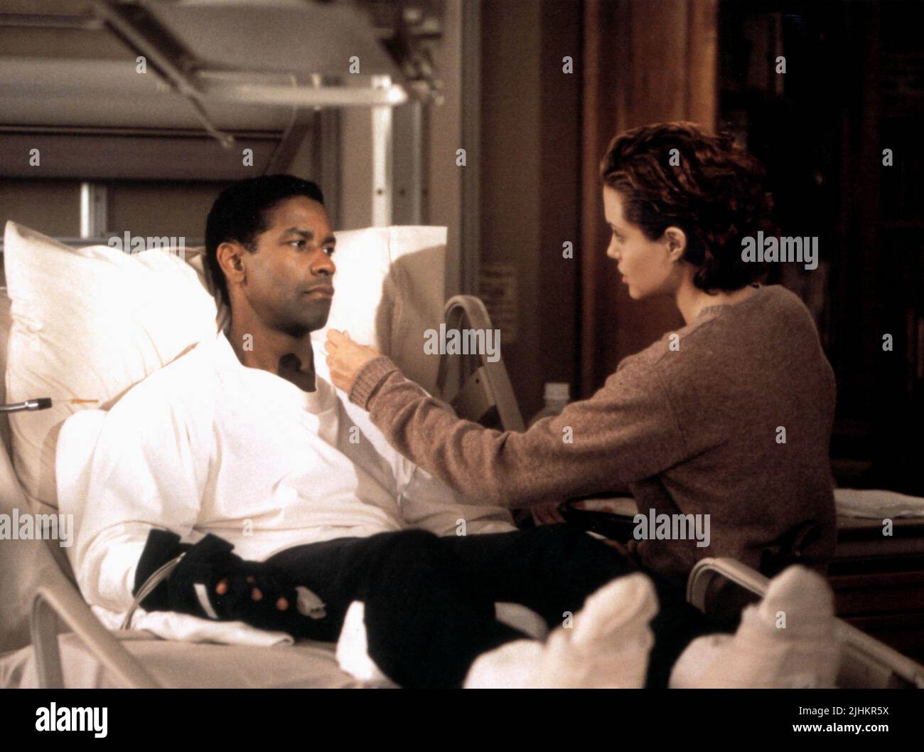 DENZEL WASHINGTON, Angelina Jolie, die Bone Collector, 1999 Stockfoto