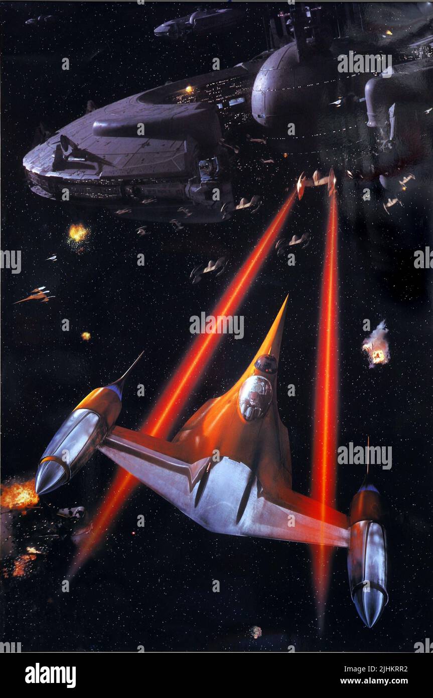 NABOO N-1 STARFIGHTER, STAR WARS: EPISODE I - THE PHANTOM BEDROACE, 1999 Stockfoto