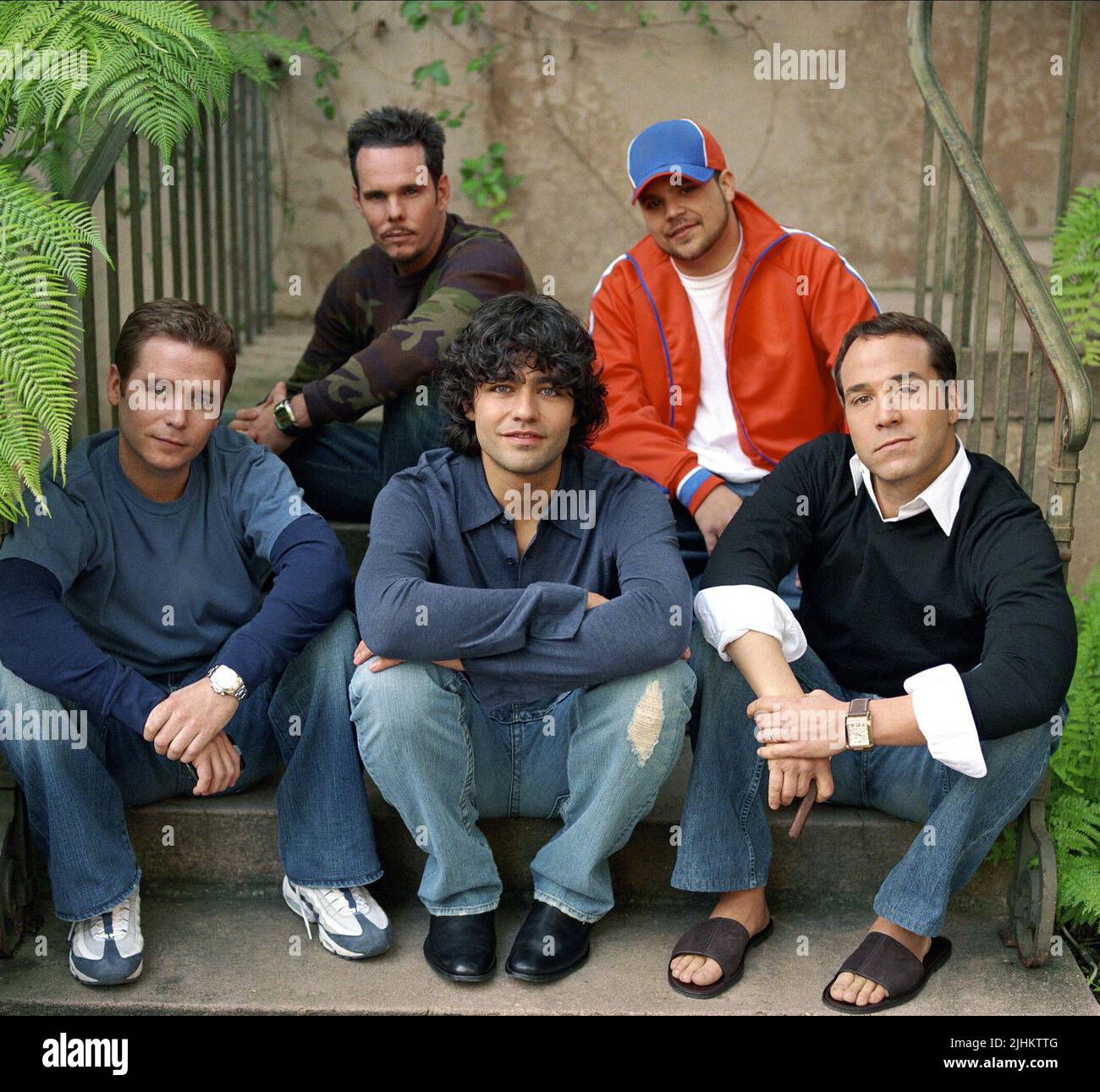 KEVIN CONNOLLY, Kevin Dillon, Adrian Grenier, JERRY FERRARA, Jeremy Piven, Entourage 2004 Stockfoto